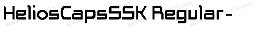 HeliosCapsSSK Regular字体转换